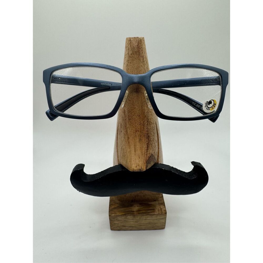 eyebobs Ground Control reading glasses strength 1.25 metallic blue new without c